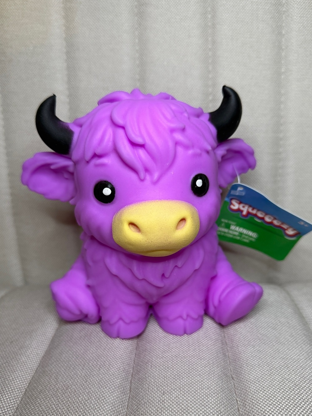 Sunny Days Squeeezy Purple Highland Cow